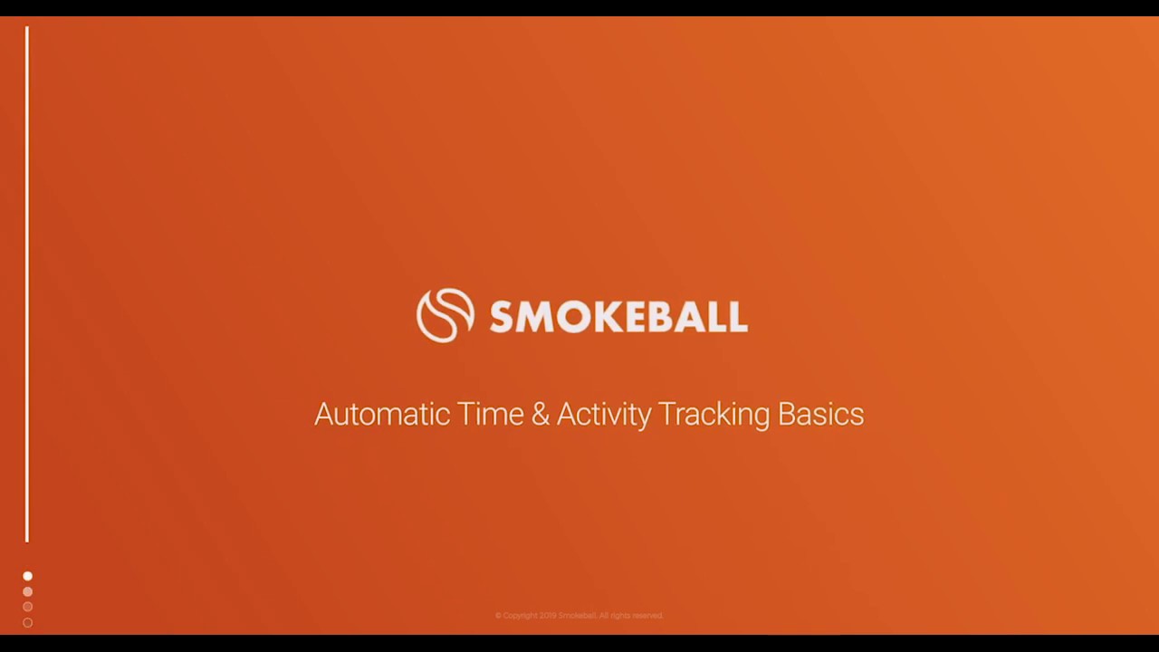 Smokeball Training - Automatic Time & Activity Tracking