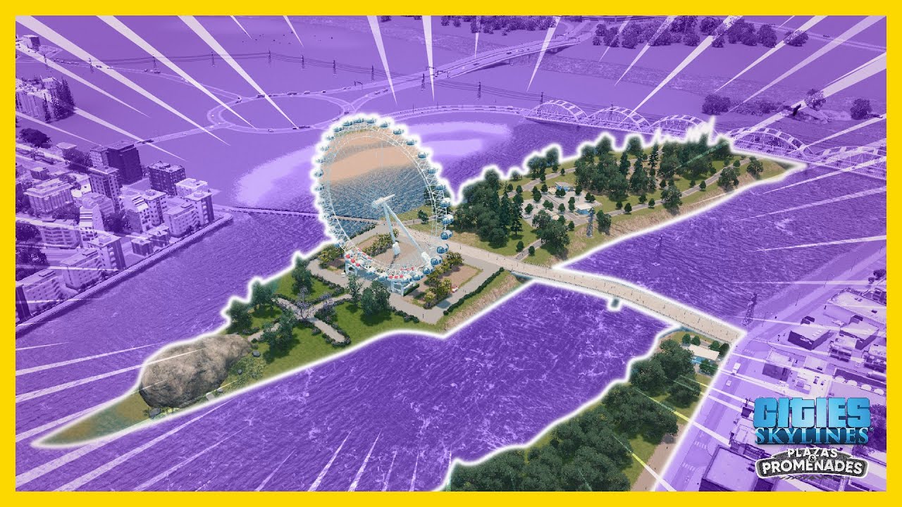 ASÍ es cómo la decoración hace más realista tu ciudad🌳#5 | Cities Skylines - Plazas & Promenades