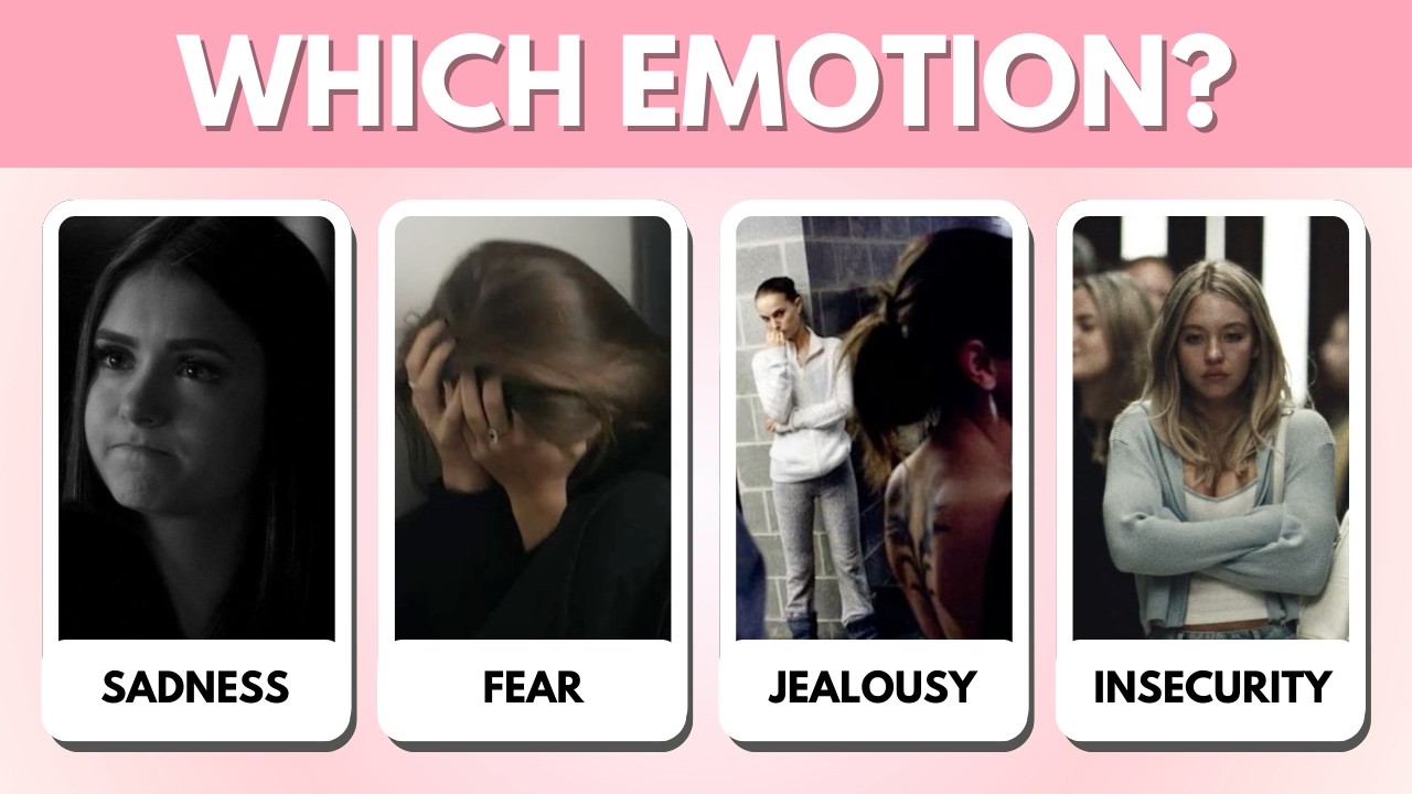 Which EMOTION Do You HIDE The Best? 🖤😔 | Aesthetic Personality Quiz