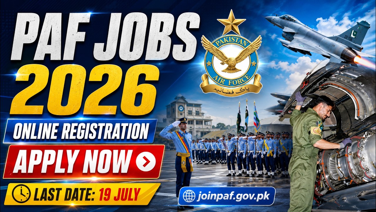 PAF JOBS 2026 | PAF Airman Jobs 2026|PAF Airman Test Preparation 2026| PAF Airman Apply 2026