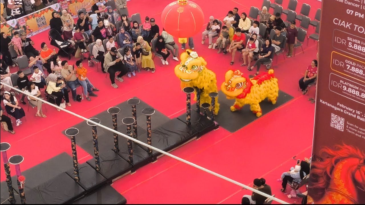 Sambut Imlek || Aksi Barongsai Di Bigmall Samarinda 