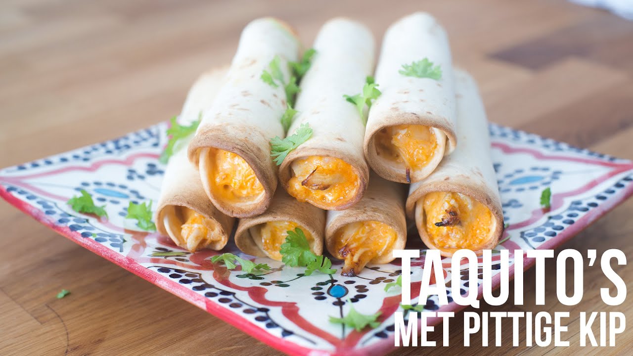 RECEPT: Taquito's met pittige kip - OhMyFoodness