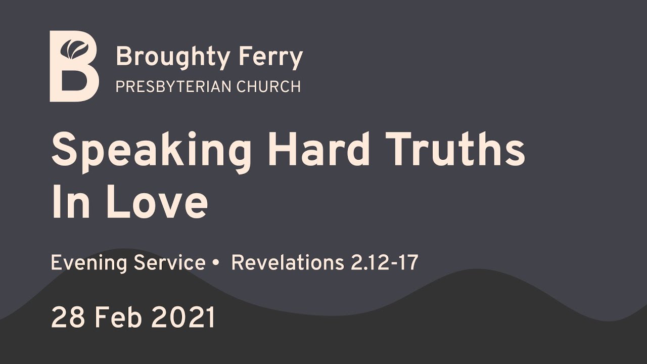 Speaking Hard Truths in Love
