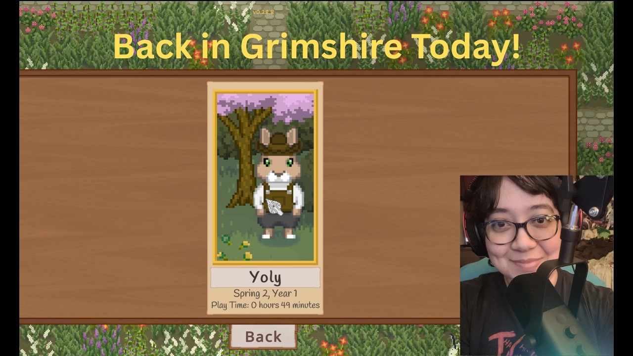 Back in Cozy Game Grimshire!