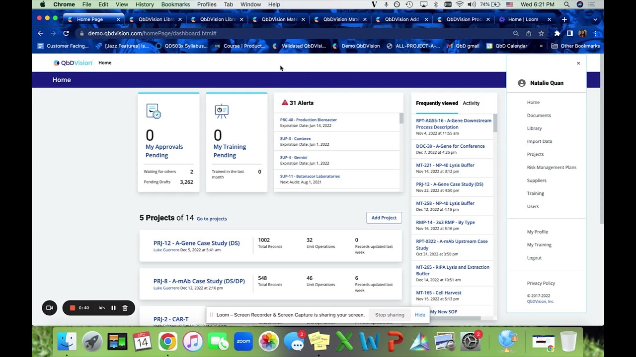 QbDVision Material Library Walkthrough