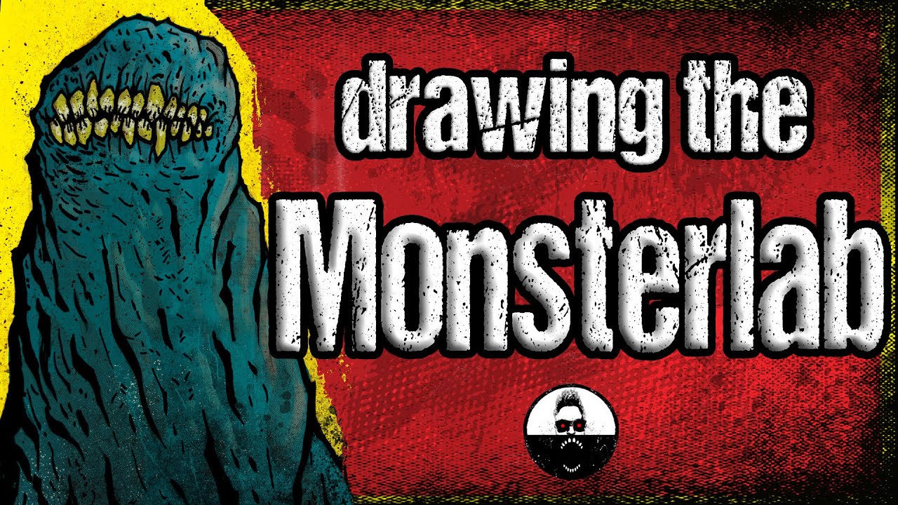 Drawing The Monsterlab with dansmonsters. TOP SECRET!