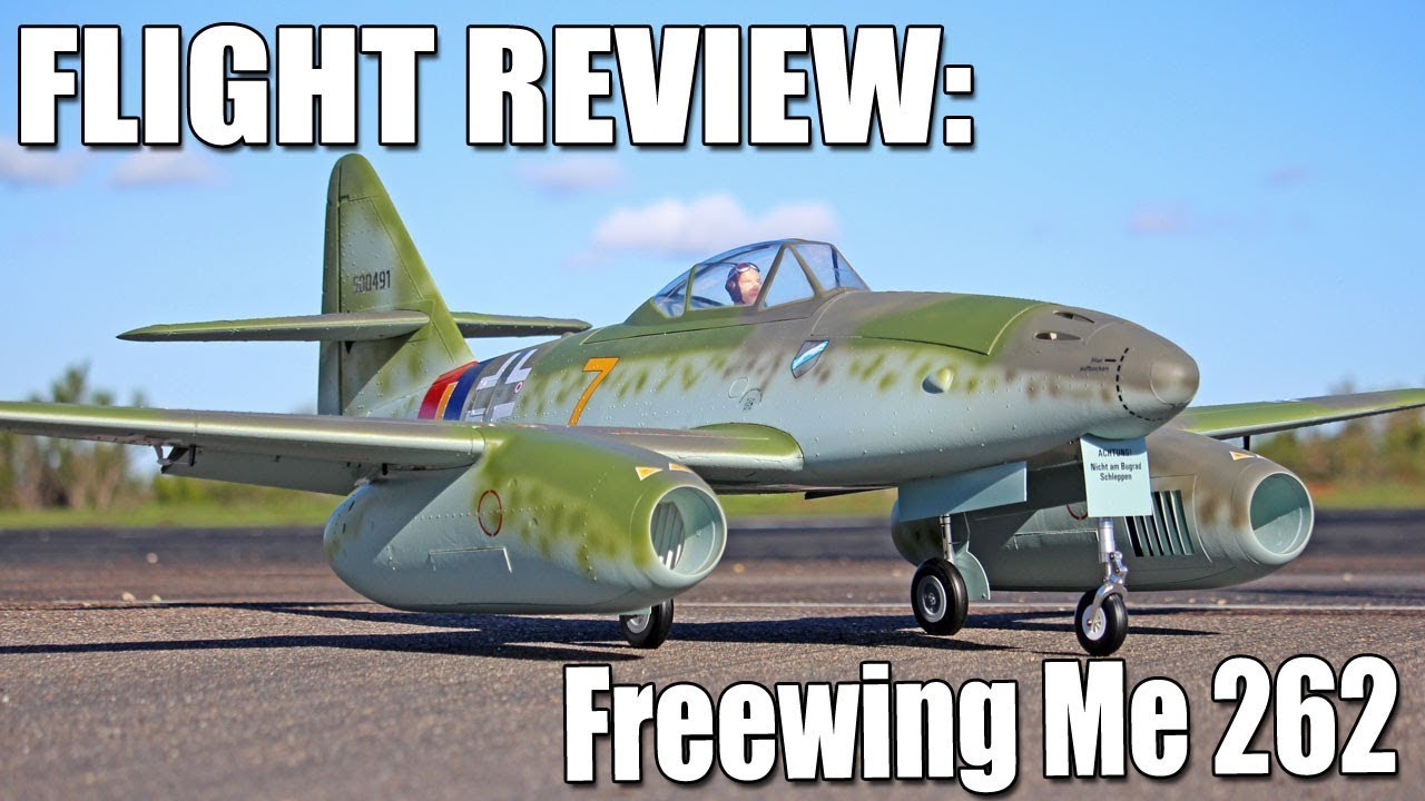 Из поля зрения — Обзор полета Freewing Me 262 версии 2 (The RC Geek)