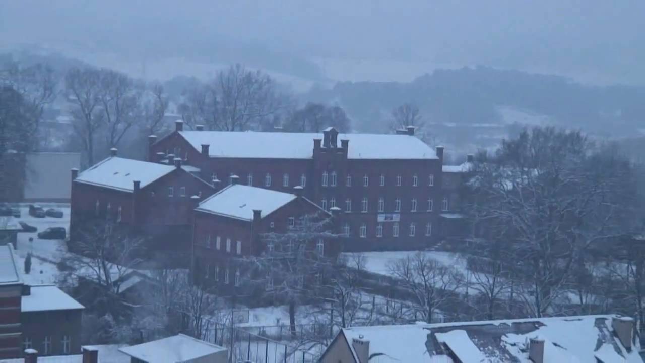 Bytów cały śniegiem zasypany