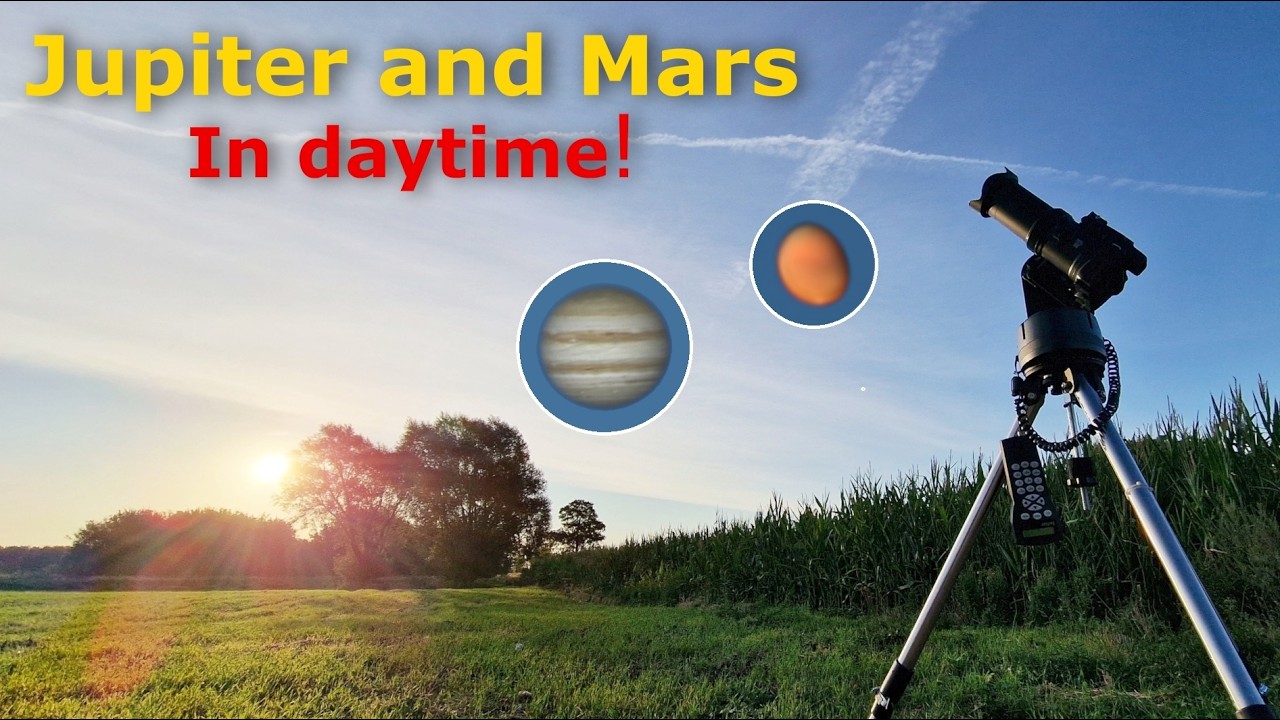Jowisz i Mars sfilmowane w świetle dnia! Nikon P1000 Super Zoom - prawie jak teleskop!