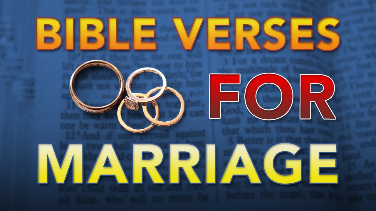 Bible verses for  marriages 📖