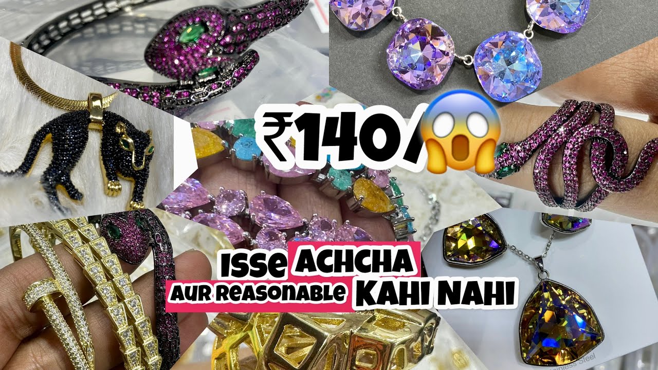 International Designer’s Jewellery Wholesaler| Korean Crystal Jewellery with prices |Western Fashion