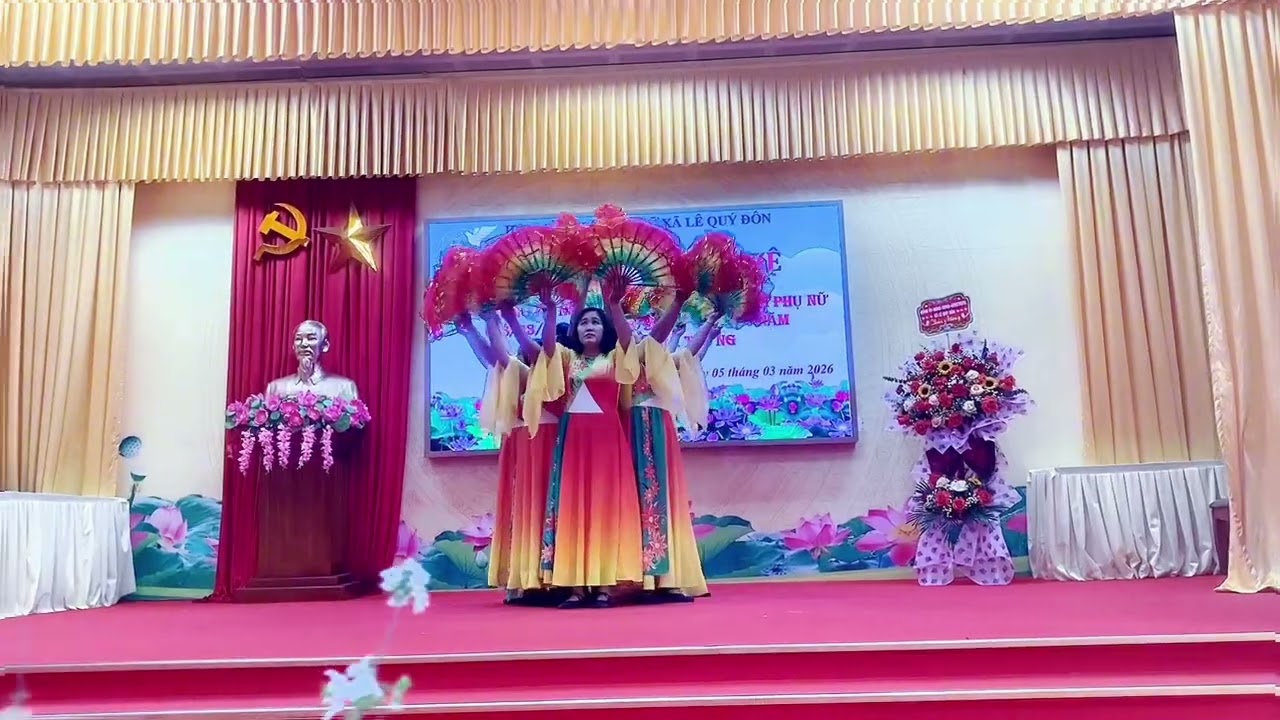 Giao lưu văn nghệ chào mừng ngày quốc tế phụ nữ khối ủy ban xã lê quí đôn 