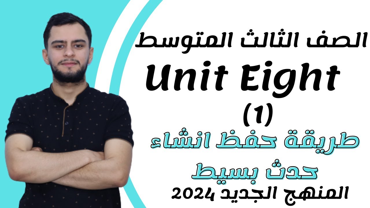 انكليزي الثالث متوسط ​​اليونت الثامن _انشاء اكتب عن حدث بسيط_2024 _ المنهج الجديد
