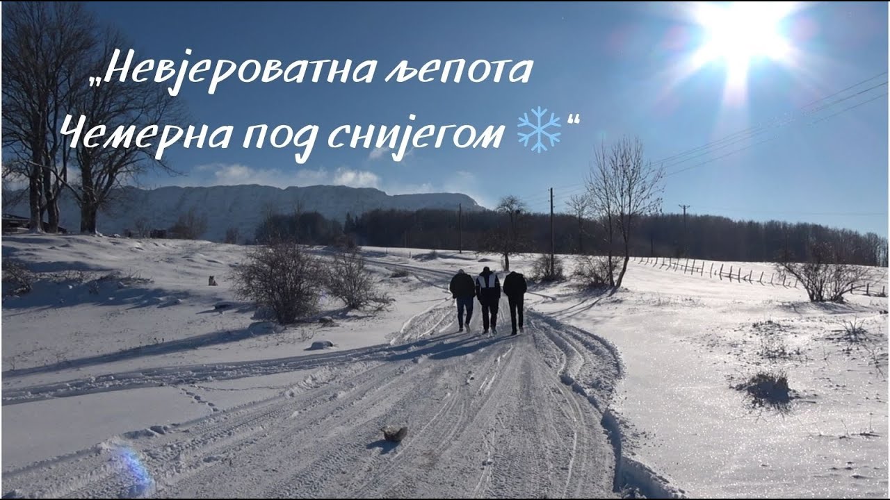 „Nevjerovatna ljepota Čemerna pod snijegom ❄️“