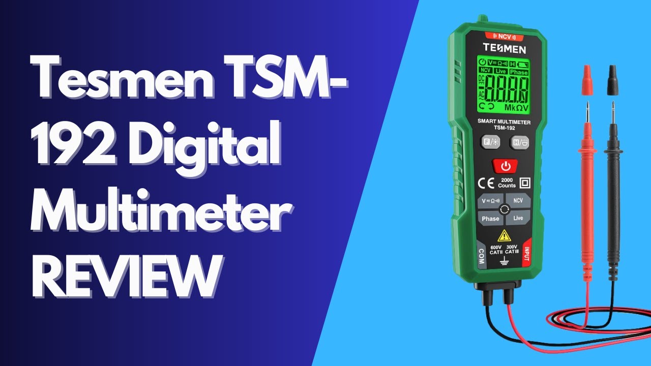 Tesmen TSM-192 Smart Digital Multimeter Review