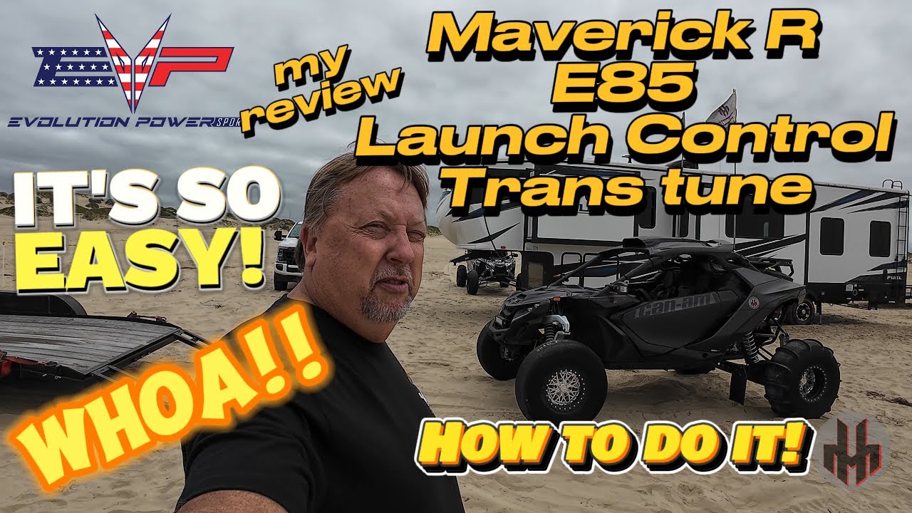 Maverick R тестирует настройку трансмиссии EVO. Как настроить управление запуском?