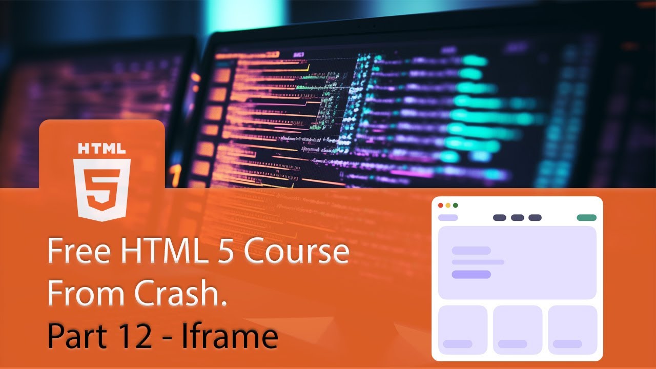 HTML Crash course part 12 Iframe tag speak khmer