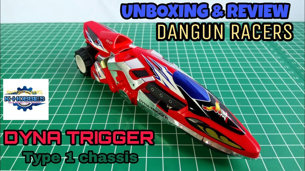 Unboxing & Review Dangun Racers DYNA TRIGGER Type 1 Chassis Tamiya (ミニ四駆)