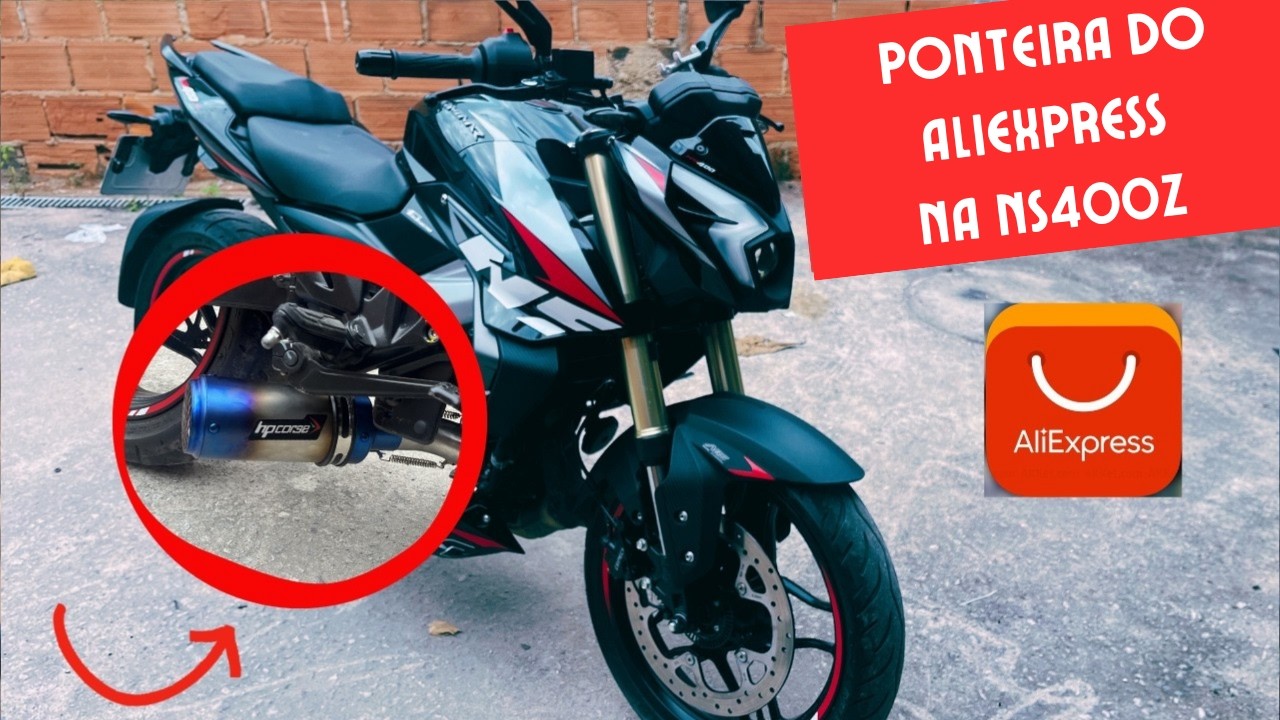 Ponteira do Aliexpress na NS400z!!