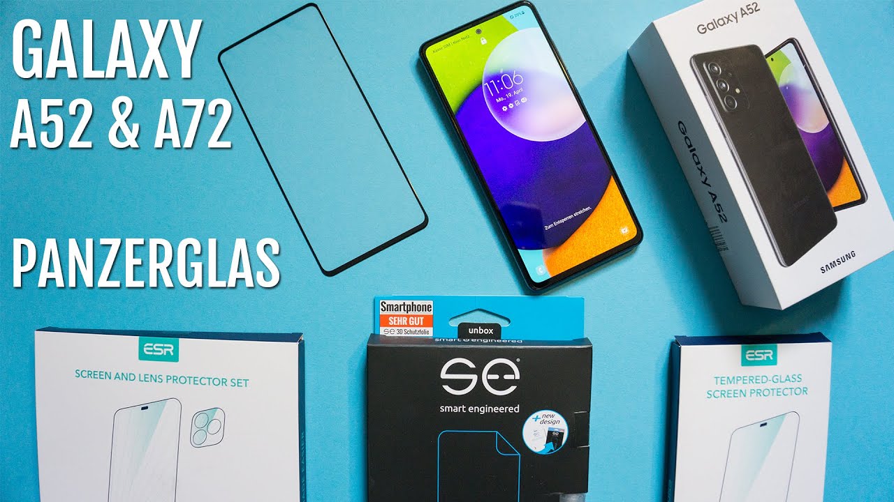 Samsung Galaxy A52 & A72 Panzerglas – Die 3 Besten im Test