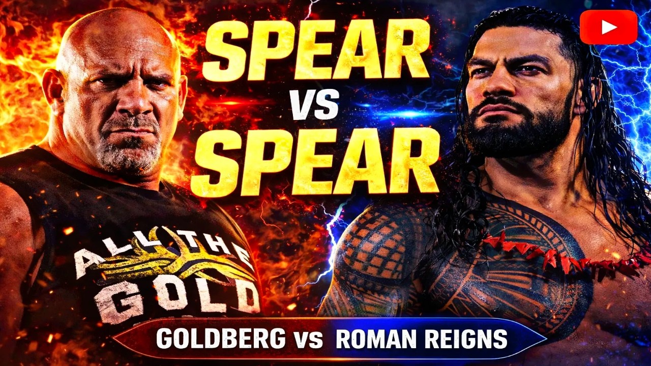 ROMAN REIGNS vs GOLDBERG &ndash; FULL MATCH 2026 🔥 Spear vs Spear! Who Dominated? 😱