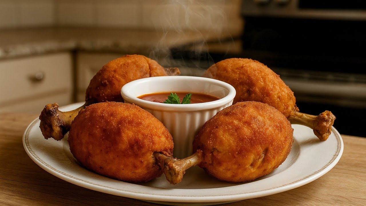 The Secret to the Crispiest Chicken Drumsticks with Boiled Potatoes!