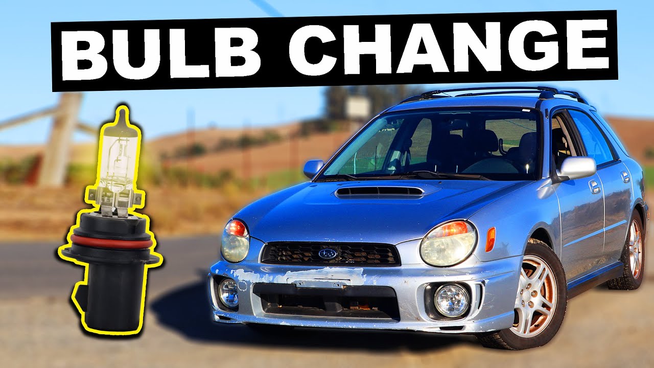 1 Minute Headlight Bulb Change 2002 Subaru Impreza WRX
