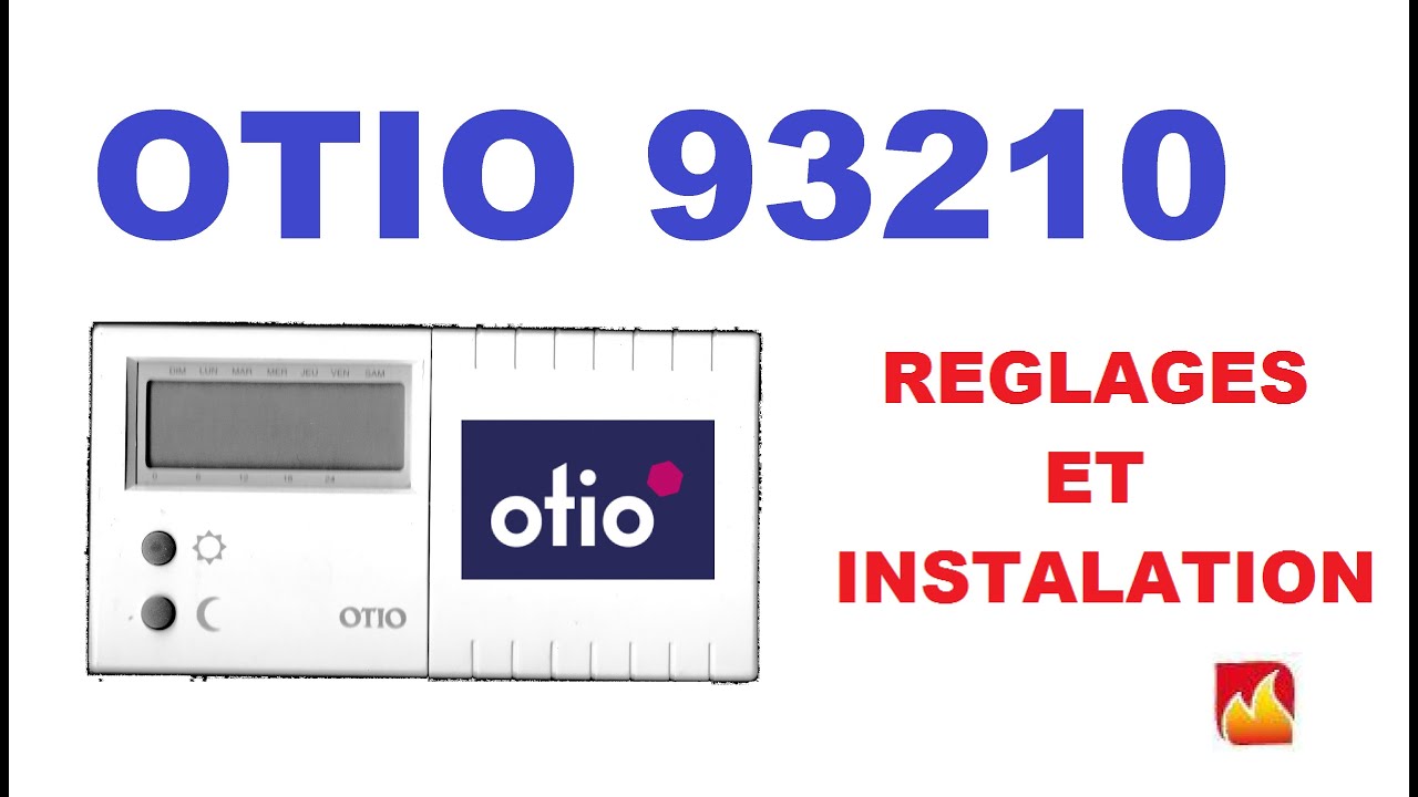 Comment brancher et régler un thermostat de marque Otio 93210, Salus GUT ME 3101X, EMOS TO91... ?