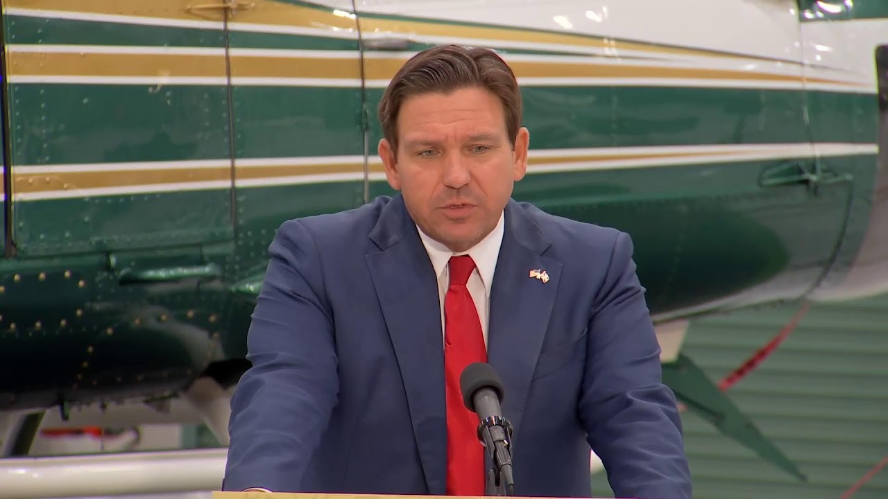 Gov. DeSantis holds news conference in Naples