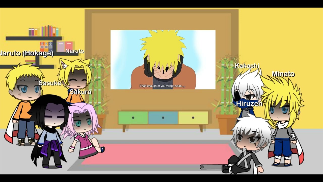 Naruto react to evil Naruto/ Gacha Club