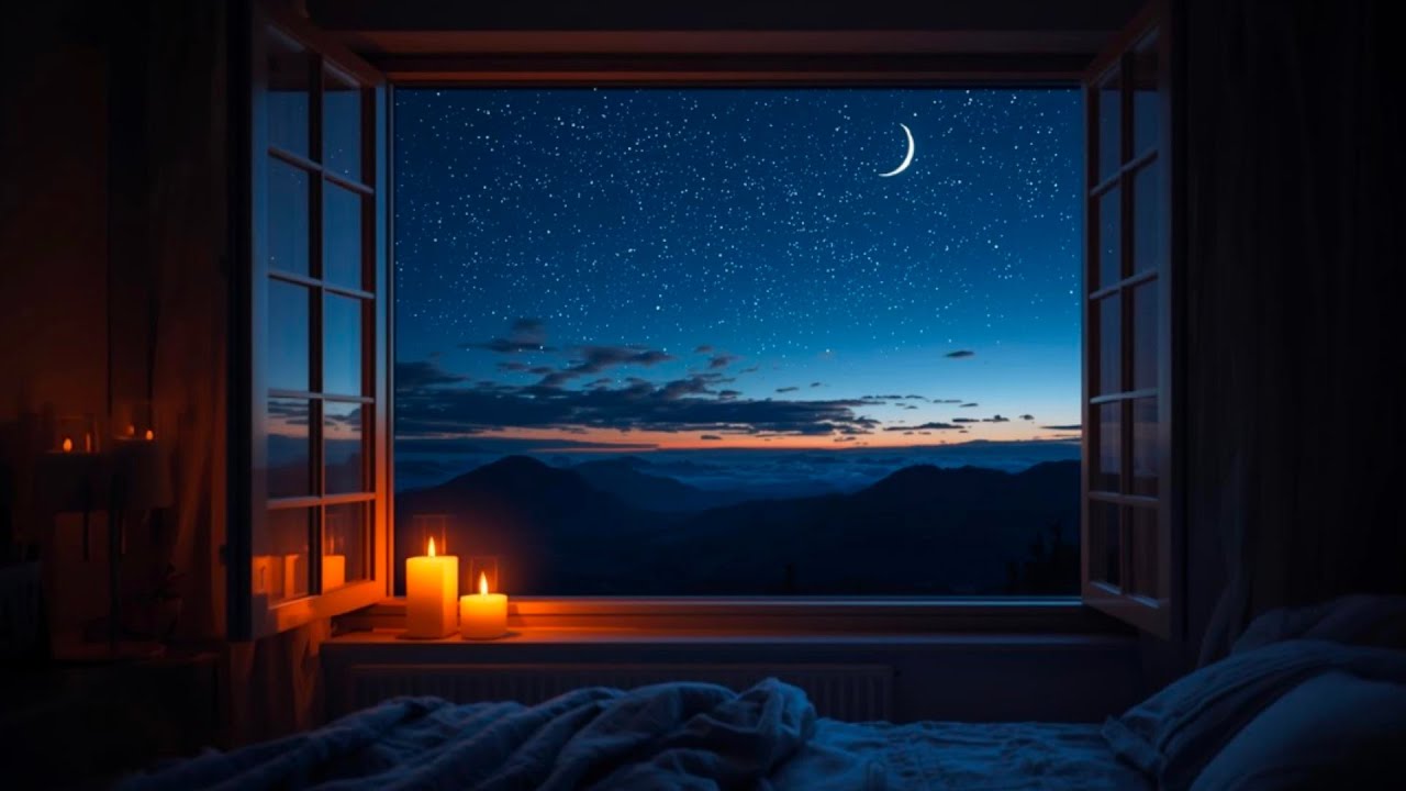 Candle Burning White Noise | Sleep, Study, Focus | 5 Hour Sleep Sound