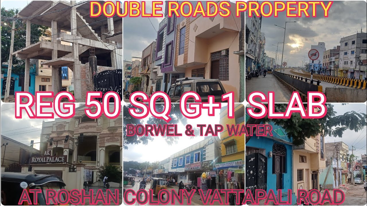 P(9848495727 ) Reg 50 sq G+1  WITH BORWEL TAP WATER building RS 28 lakhs at Roshan colony 7842882780