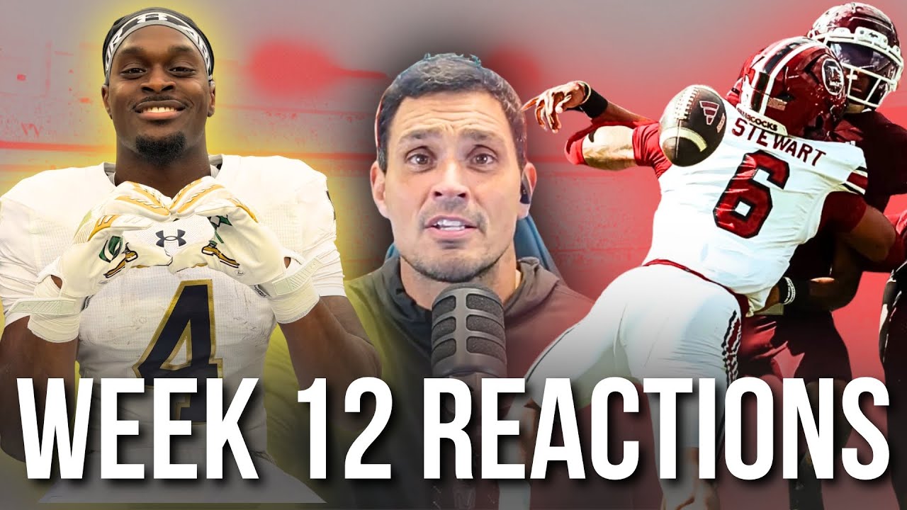 College Football Week 12 INSTANT REACTIONS | Texas-Georgia, South Carolina-Texas A&M and MORE