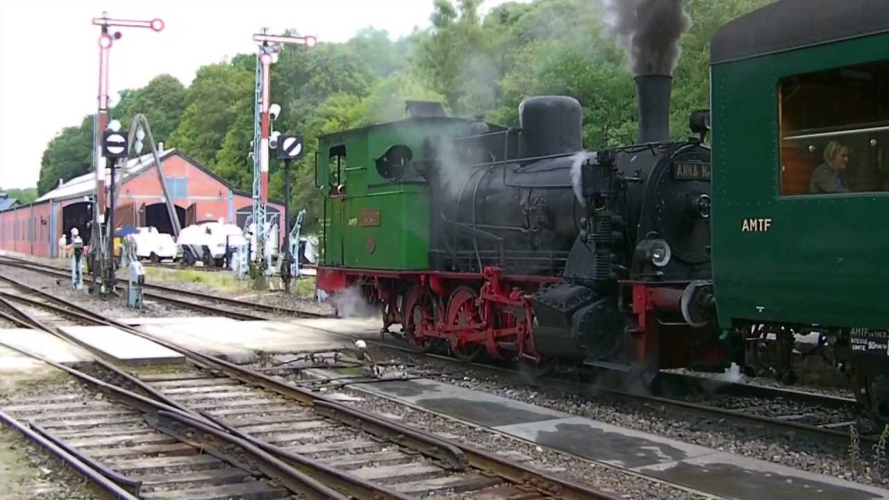 train 1900 Fond-de-Gras steam railway in Luxembourg