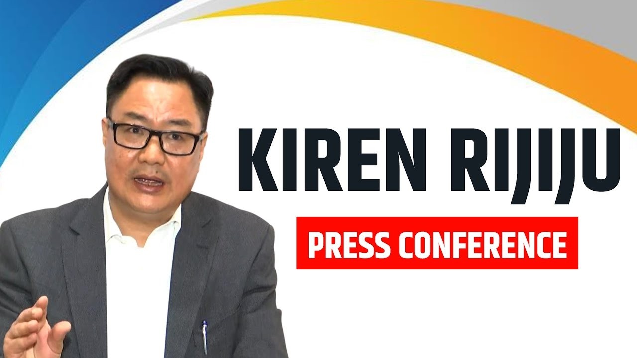 LIVE: Parliamentary Affairs Minister Kiren Rijiju briefing | Rahul Gandhi |opposition MPs behaviour