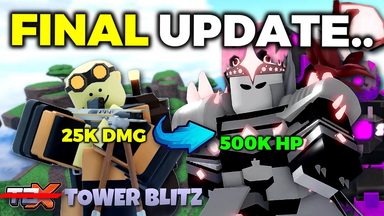 Tower Blitz только что выпустили своё ПОСЛЕДНЕЕ обновление. И оно ОТЛИЧНОЕ!! 😱 (Roblox)