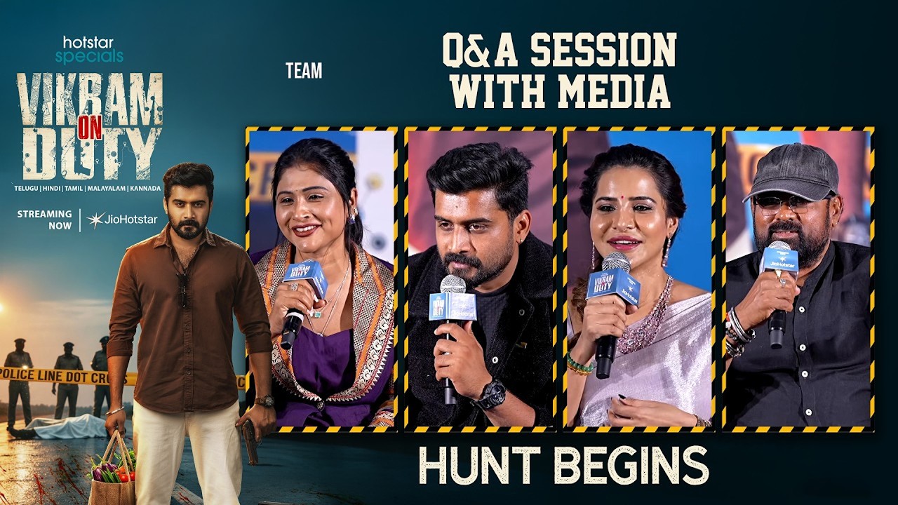 Vikram on Duty Movie Team Q & A With Media | Nikhil Maliyakkal | Praveena | Ashu Reddy | Telugu 70MM