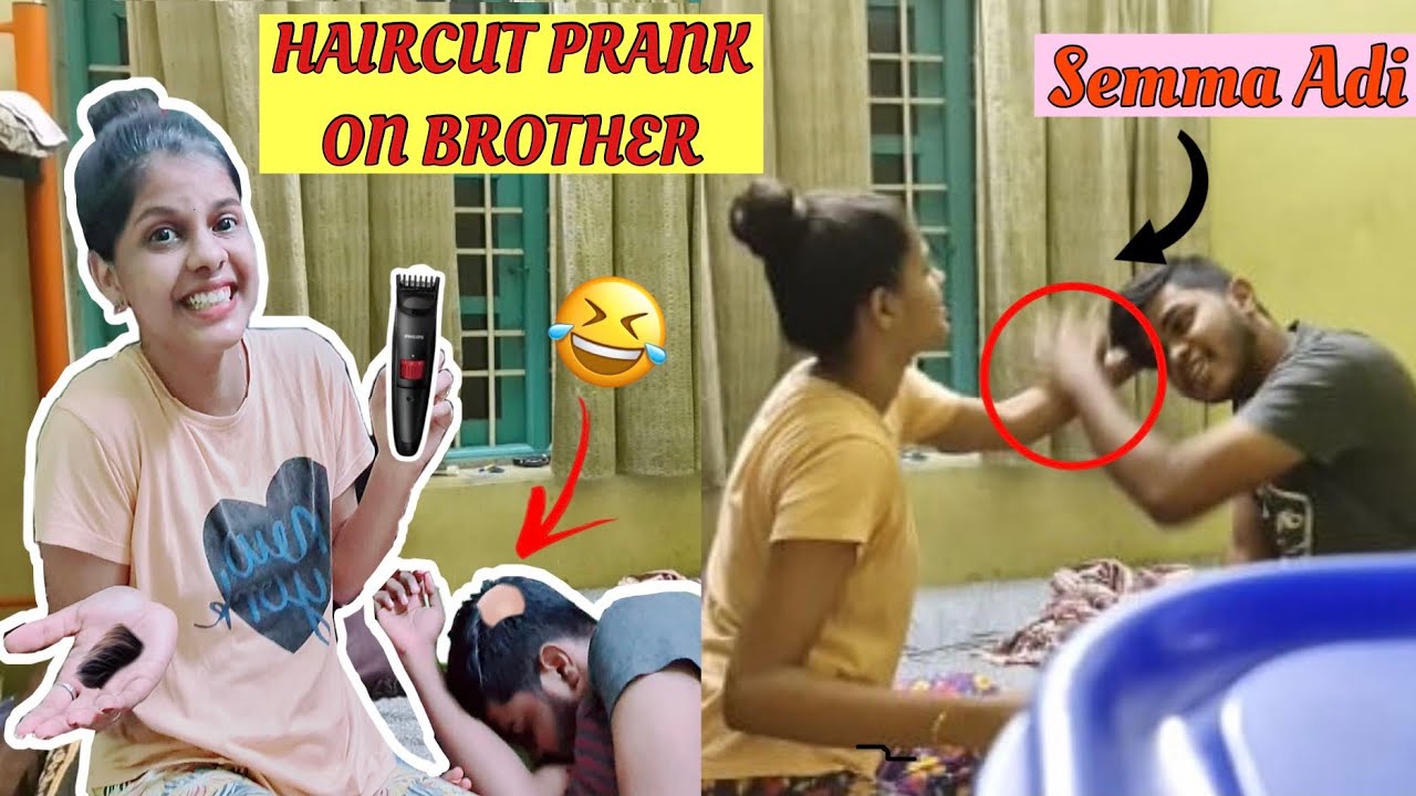 I SHAVED MY BROTHER'S HEAD PRANK || Extreme prank on him🤪|| Jenni's Hacks