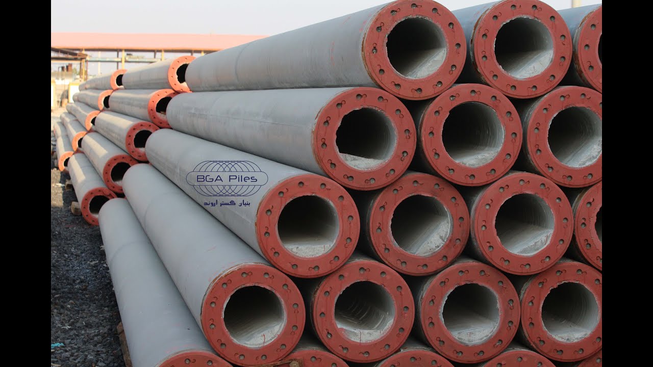 Spun Pile Manufacturing Process - BGA Piles