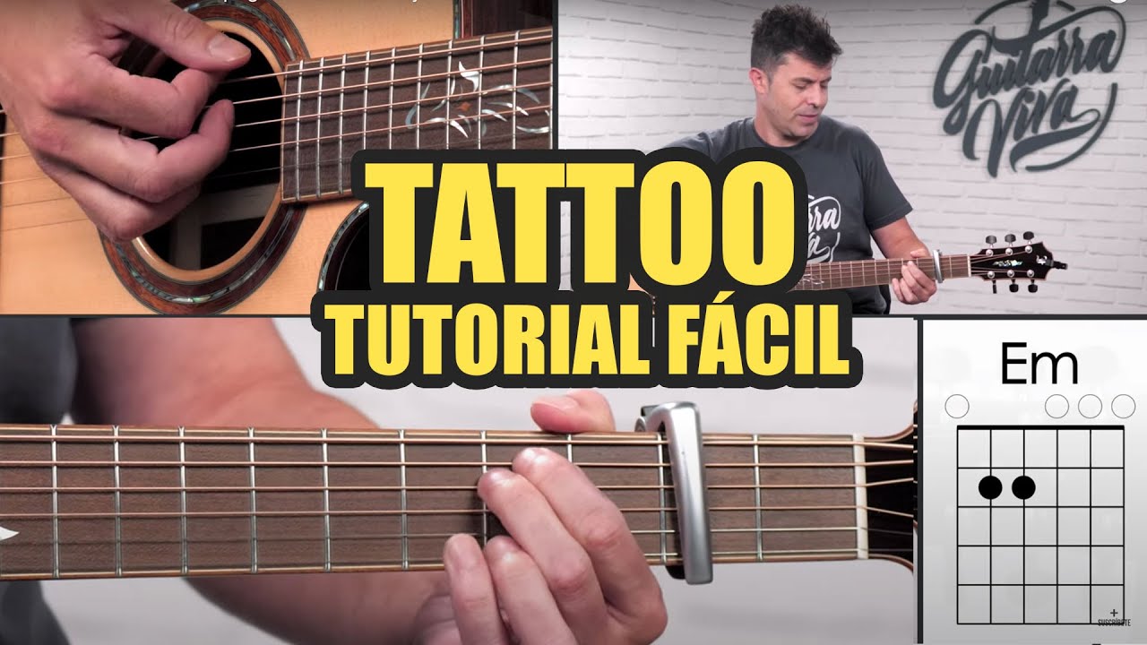 Cómo tocar TATTOO - Rauw Alejandro en Guitarra - TUTORIAL FÁCIL.