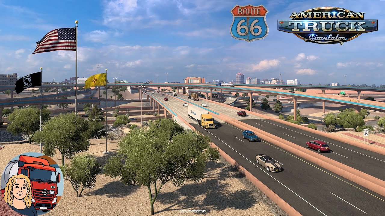 American Truck Simulator (1.58 Beta) Delivery to Arizona Route 66 Rework + DLC's & Mods