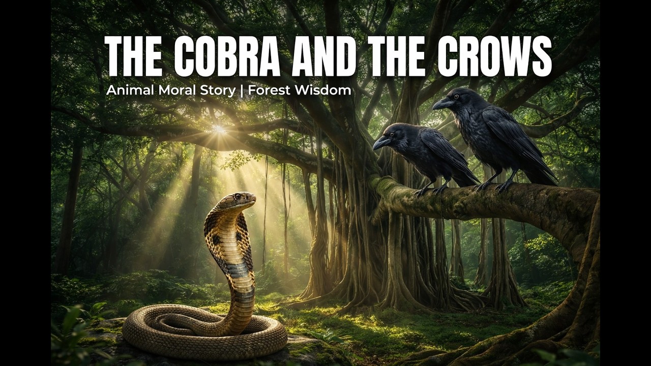The Cobra and the Crows 🐍🐦 #viral #viralvideo #trending #trend #video #fiveditales #pets #animals