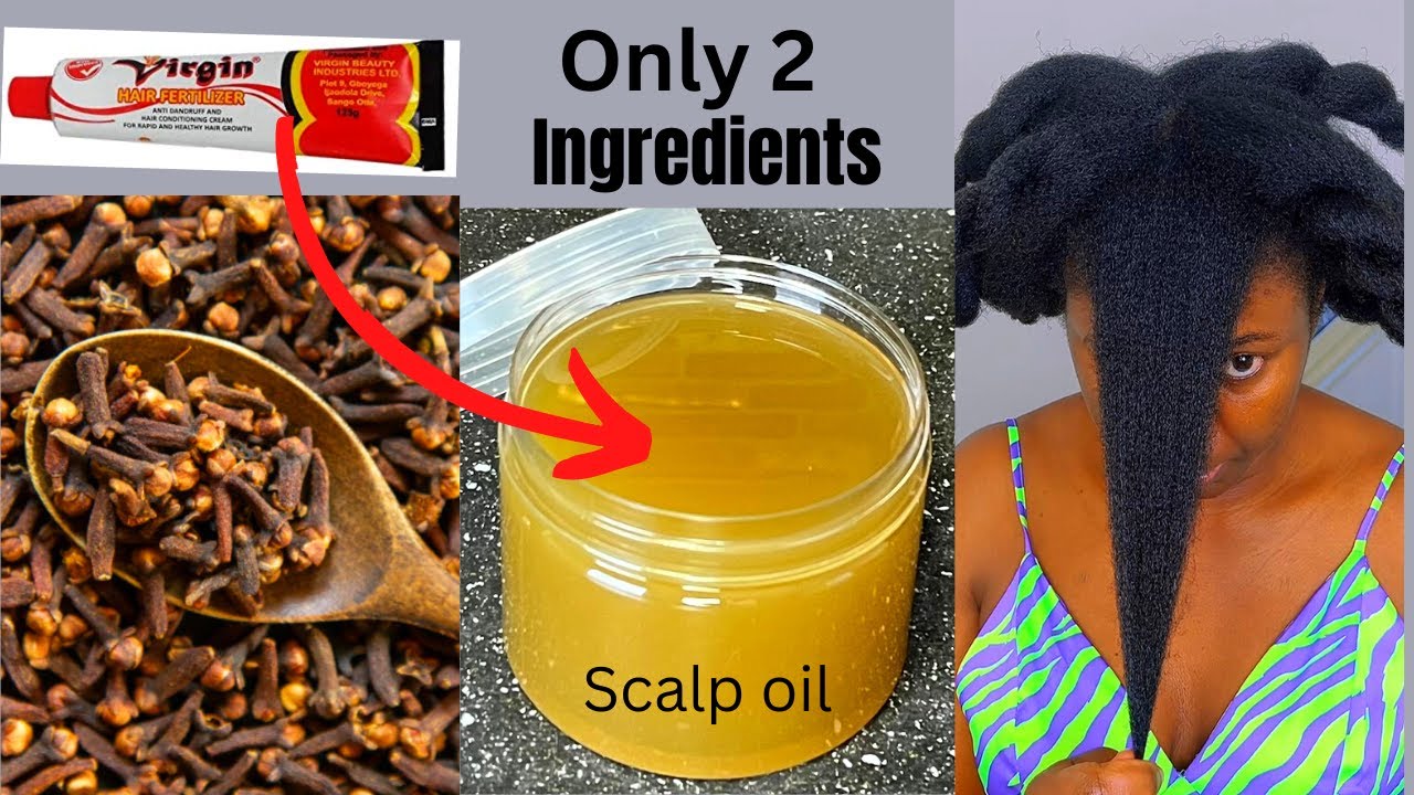 Mix 😱Cloves & Virgin Hair Fertilizer and see what happens To Your Hair