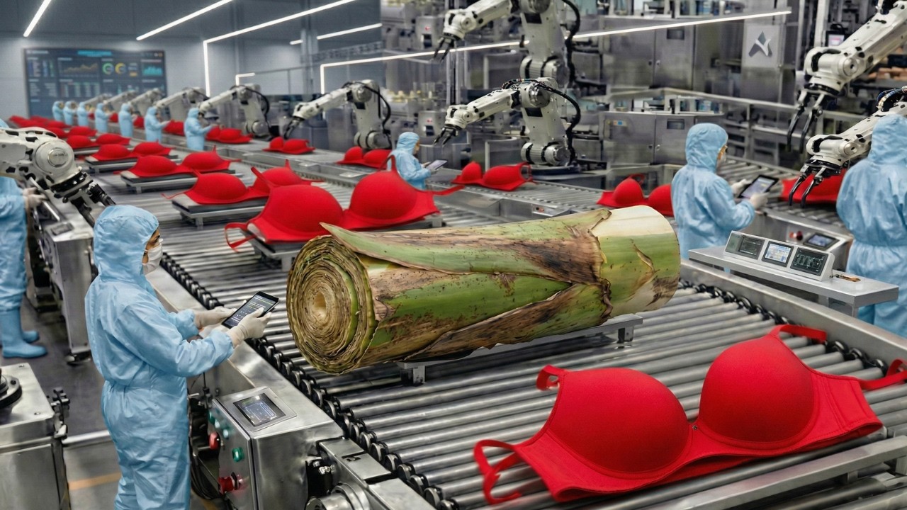 How Banana Plant Waste Is Turned Into Women’s Underwear | World Wide Waste