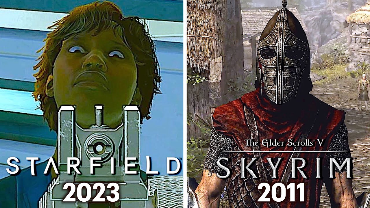Между этими двумя играми Bethesda и выходом их прошло 12 лет...