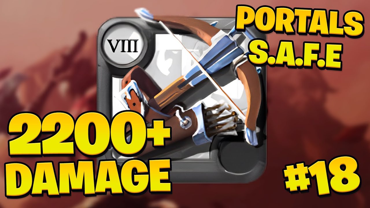 2200+ Damage💣 ONE SHOT in S.A.F.E Portals #albiononline