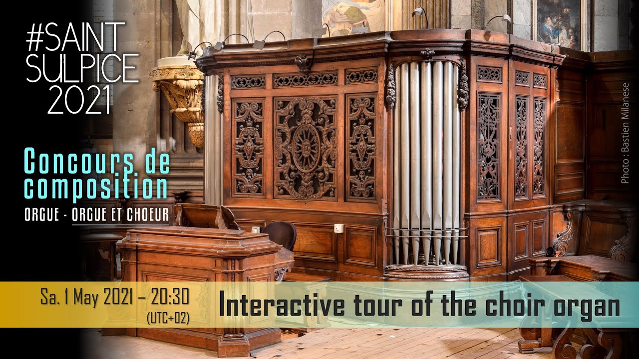 Présentation de l'orgue de chœur, Saint-Sulpice