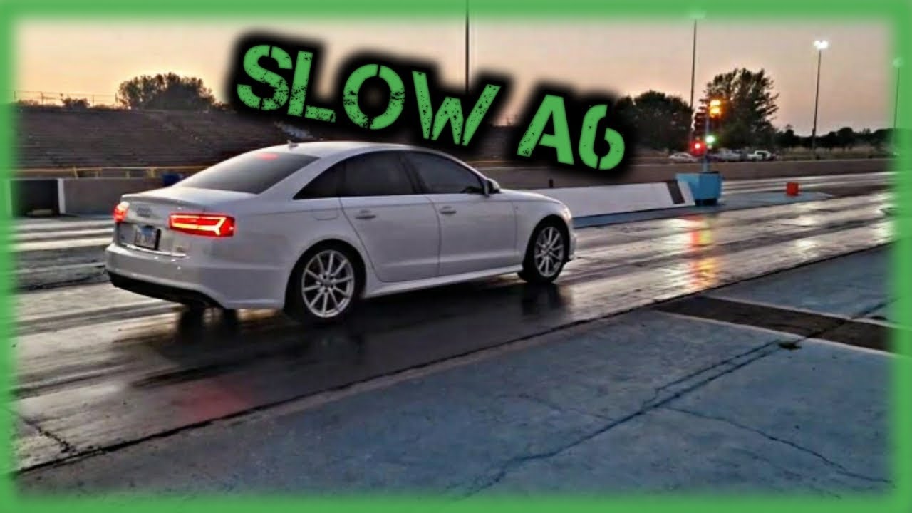 Audi A6 drag race