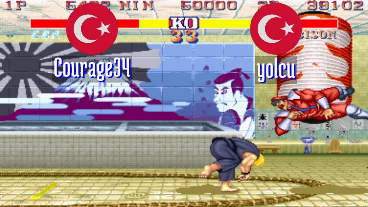 FT5 @sf2ce: Courage34 (TR) vs yolcu (TR) [Street Fighter II Champion Edition Fightcade] Feb 16