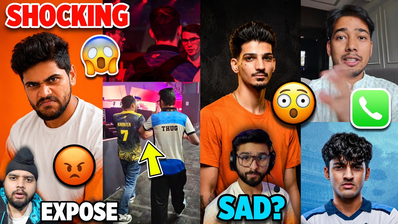 Dark REALITY..😱 Full SHOCKING Story😡 ANGRY🚨 S8UL & GodLike, TEAM APEX GAMING, Scout call Goblin,BGMI
